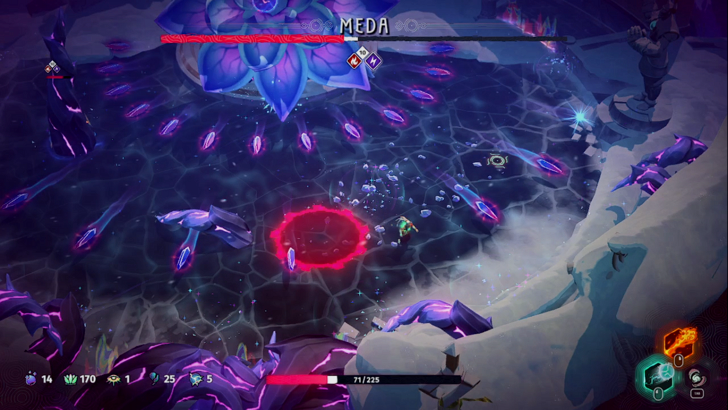 echoes of mystralia meda boss fight