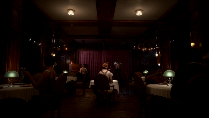 the sinking city 2 faye in a speakeasy