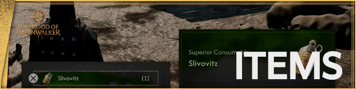 Blood of Dawnwalker - Items